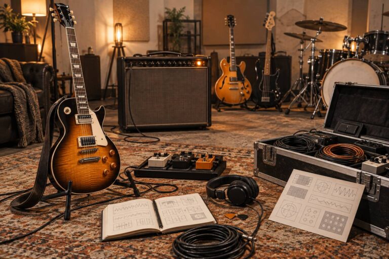 Chitarra solista in un tributo AC/DC: come si prepara il ruolo