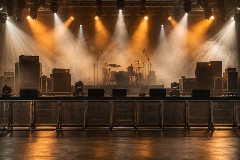 Luci di una tribute band AC/DC: cosa porta il gruppo e cosa no