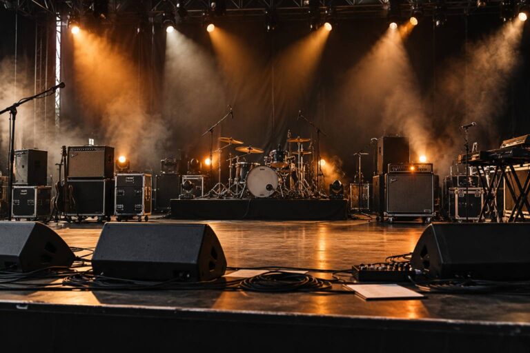 Fondale e backdrop di una tribute band: dimensioni e fissaggio